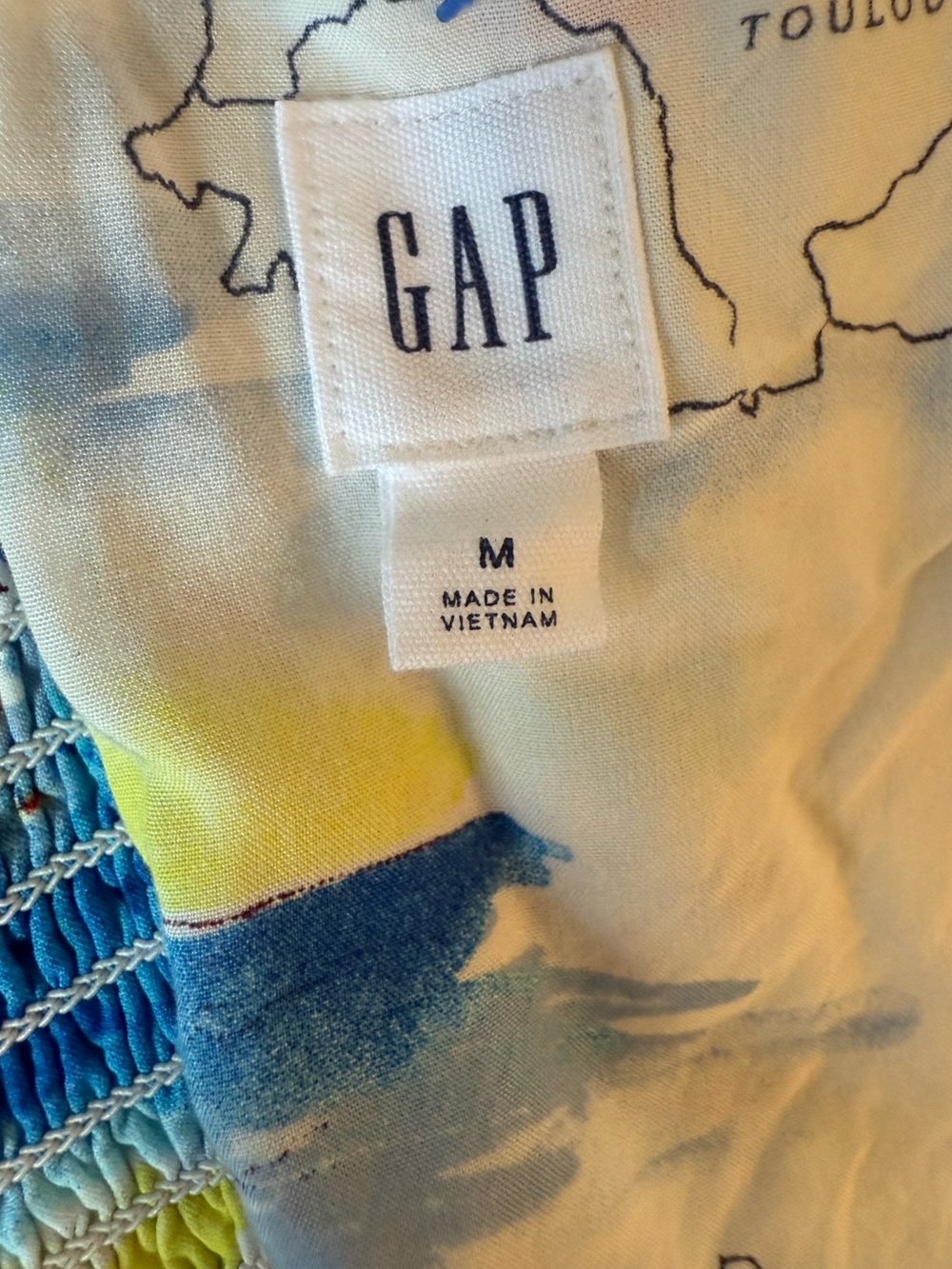Gap Tropical Map Print Dress - Picture 5 of 6